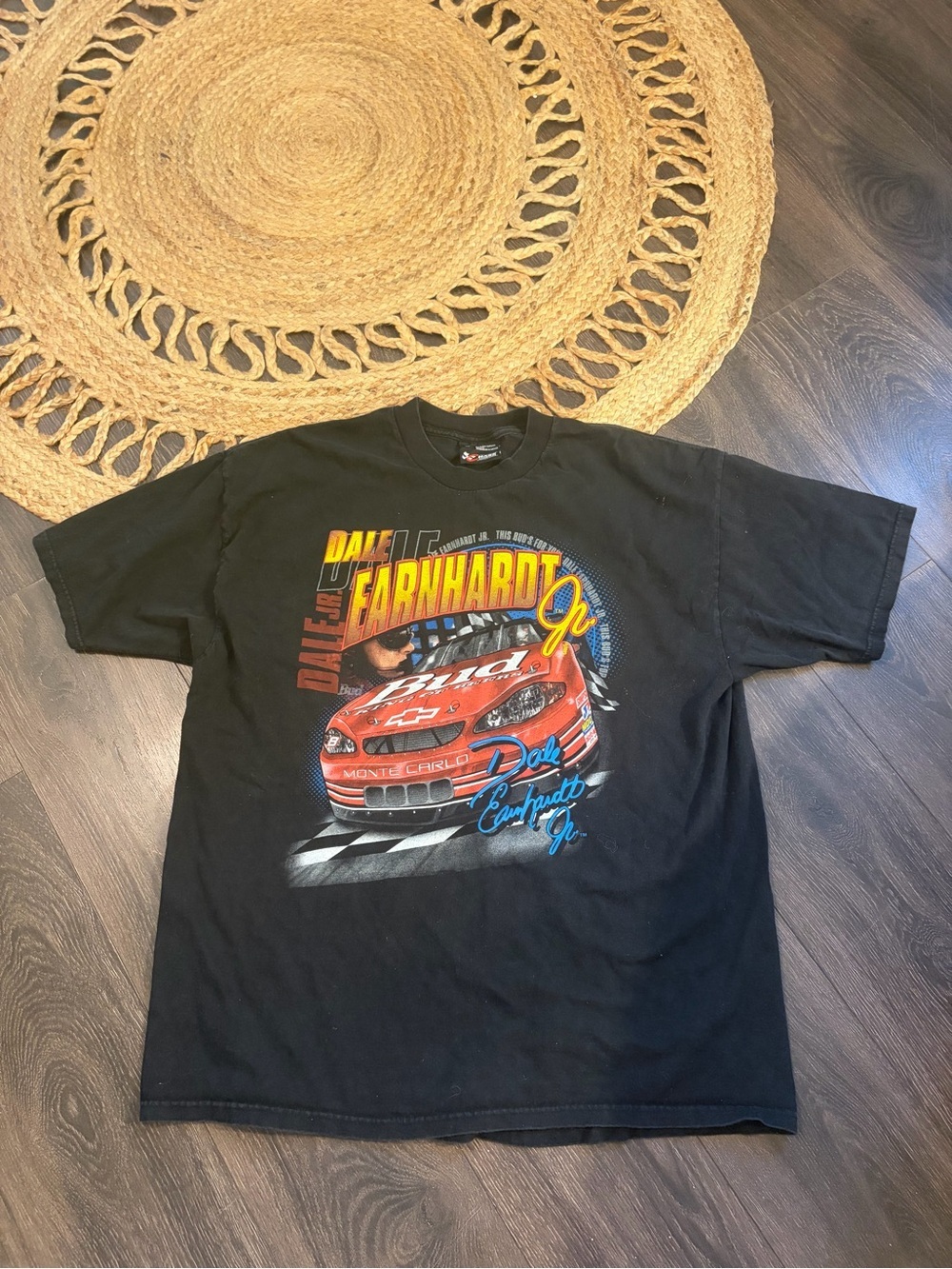 Chase Authentics Black Tee with Red and White Logo